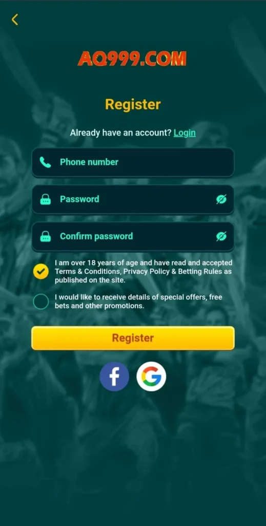 AQ999 Registration